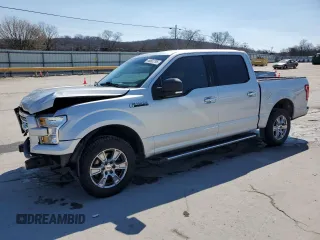 2015 Ford F-150 XL with VIN 1FTEW1CF0FKD75006, listed as a Copart auction lot 48802795 with 170,889 mi miles and Salvage title. Bid and sale history available at DreamBid. Image 1.