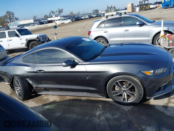 2017 Ford Mustang EcoBoost with VIN 1FA6P8TH4H5266440, listed as a IAAI auction lot 41801959 with 75,062 mi miles. Bid and sale history available at carsss.com. Image 14.