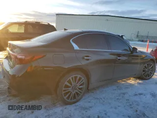 2020 Infiniti Q50 Red Sport 400 with VIN JN1FV7AR3LM660387, listed as a Copart auction lot 87592075 with 34,278 mi miles and Salvage Title. Bid and sale history available at carsss.com. Image 3.