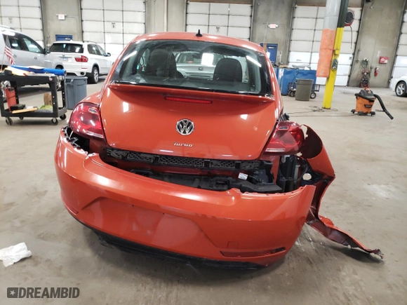 2018 Volkswagen Beetle S with VIN 3VWFD7ATXJM712902, listed as a Copart auction lot 69952994 with 43,696 mi miles and Salvage Title. Bid and sale history available at carsss.com. Image 6.
