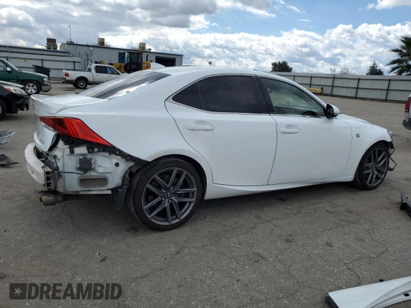 2018 Lexus IS 350 with VIN JTHBZ1D2XJ5033834, listed as a Copart auction lot 48427515 with 90,892 mi miles and Salvage title. Bid and sale history available at DreamBid. Image 3.
