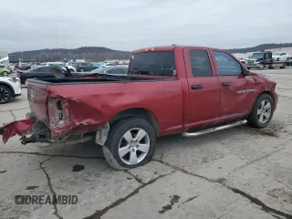 2012 Ram 1500 Express with VIN 1C6RD6FT3CS224217, listed as a Copart auction lot 44446595 with 143,565 mi miles and Salvage title. Bid and sale history available at DreamBid. Image 3.