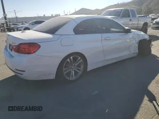 2015 BMW 4 Series 428i with VIN WBA3V7C59FP771942, listed as a Copart auction lot 83916574 with 46,840 mi miles and Salvage Title. Bid and sale history available at carsss.com. Image 3.