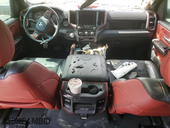 2019 Ram 1500 Rebel with VIN 1C6SRFLT9KN565772, listed as a Copart auction lot 58992825 with Not provided miles and Salvage title. Bid and sale history available at DreamBid. Image 8.