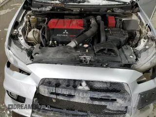 2014 Mitsubishi Lancer Evolution MR with VIN JA32W5FV6EU000610, listed as a Copart auction lot 43634925 with 62,301 mi miles and Salvage Title. Bid and sale history available at carsss.com. Image 11.