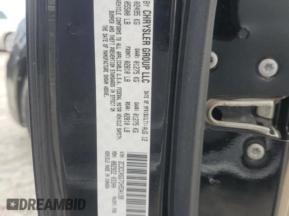 2013 Chrysler 300 Luxury Series with VIN 2C3CCASG7DH534199, listed as a Copart auction lot 75991324 with Not Provided miles and Salvage Title. Bid and sale history available at DreamBid. Image 13.