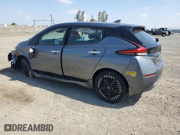 2023 Nissan LEAF SV Plus with VIN 1N4CZ1CV5PC553130, listed as a Copart auction lot 56167875 with 21,344 mi miles and Salvage title. Bid and sale history available at DreamBid. Image 2.