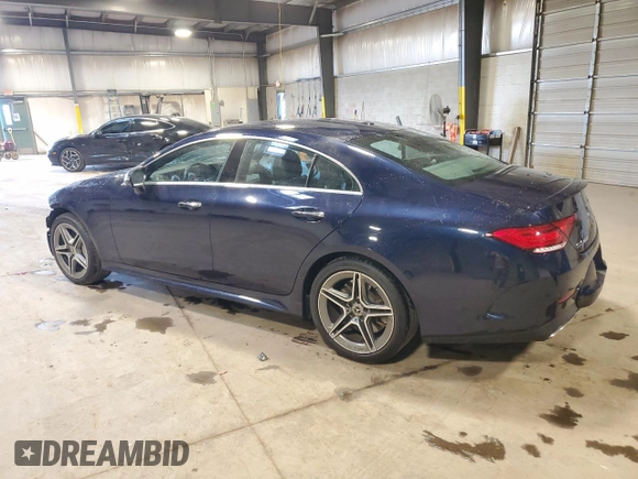 2019 Mercedes-Benz CLS with VIN WDD2J5KB7KA031427, listed as a Copart auction lot 75263124 with 80,592 mi miles and Salvage Title. Bid and sale history available at carsss.com. Image 2.