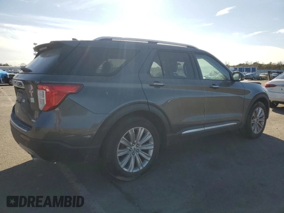 2020 Ford Explorer Limited with VIN 1FMSK8FH5LGA21593, listed as a Copart auction lot 44259645 with 51,693 mi miles and Salvage Title. Bid and sale history available at carsss.com. Image 3.