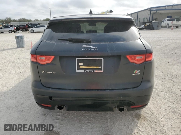 2020 Jaguar F-Pace S with VIN SADCM2FV3LA658852, listed as a Copart auction lot 44826025 with 25,574 mi miles and Salvage title. Bid and sale history available at DreamBid. Image 6.