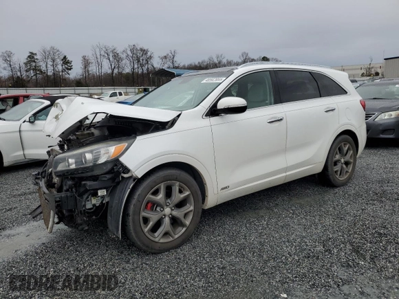 2016 Kia Sorento SX with VIN 5XYPKDA57GG013486, listed as a Copart auction lot 48562855 with 153,163 mi miles and Salvage Title. Bid and sale history available at carsss.com. Image 1.