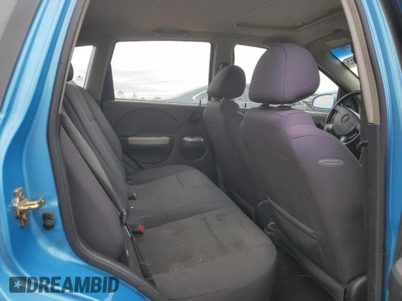 2006 Chevrolet Aveo LT with VIN KL1TG666X6B645735, listed as a Copart auction lot 51172155 with 140,489 mi miles and Salvage title. Bid and sale history available at DreamBid. Image 11.