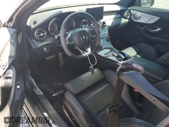 2017 Mercedes-Benz C 63 S AMG with VIN WDDWJ8HB0HF504414, listed as a Copart auction lot 50409255 with Not Provided miles and Salvage Title. Bid and sale history available at carsss.com. Image 8.