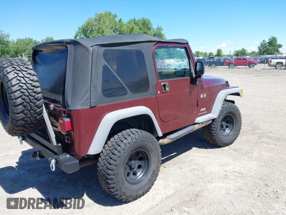 2004 Jeep Wrangler X with VIN 1J4FA39SX4P717980, listed as a IAAI auction lot 42334875 with 141,584 mi miles and . Bid and sale history available at DreamBid. Image 4.