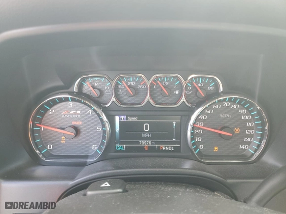 2017 Chevrolet Silverado 1500 LT with VIN 3GCUKREC0HG119774, listed as a Copart auction lot 45701005 with 79,976 mi miles and Salvage Title. Bid and sale history available at carsss.com. Image 9.