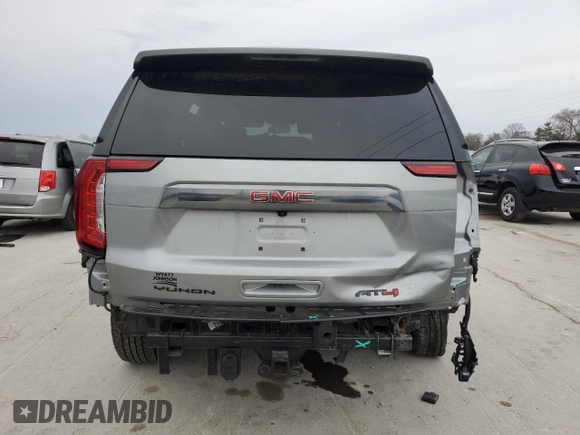 2024 GMC Yukon AT4 with VIN 1GKS2CKLXRR228905, listed as a Copart auction lot 47406685 with 11,025 mi miles and Salvage Title. Bid and sale history available at carsss.com. Image 6.