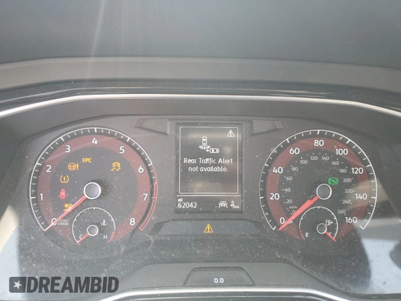 2020 Volkswagen Jetta S with VIN 3VWCB7BU6LM032255, listed as a Copart auction lot 62394855 with 62,042 mi miles and Salvage title. Bid and sale history available at DreamBid. Image 9.