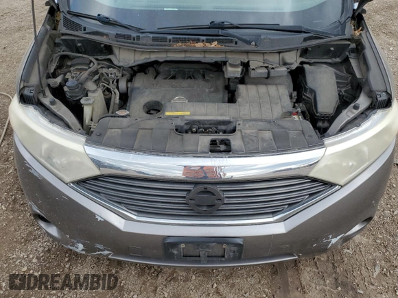2011 Nissan Quest SL z VIN JN8AE2KP3B9010116, wystawiony jako Copart lot #53478345 z przebiegiem 166 345 mil mil oraz Szkoda całkowita • Salvage title. Historia ofert i sprzedaży dostępna na DreamBid. Obrazek 12.