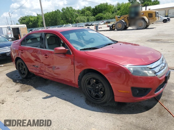 2010 Ford Fusion SE with VIN 3FAHP0HG9AR180165, listed as a Copart auction lot 62168585 with 99,706 mi miles and Salvage title. Bid and sale history available at DreamBid. Image 4.