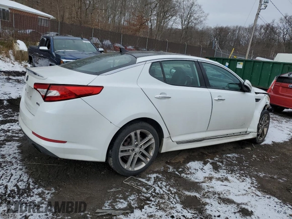 2013 Kia Optima SX with VIN 5XXGR4A63DG144869, listed as a Copart auction lot 86374924 with 187,064 mi miles and Salvage Title. Bid and sale history available at DreamBid. Image 3.