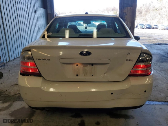2008 Ford Taurus SEL with VIN 1FAHP24W18G112047, listed as a Copart auction lot 47466185 with 252654 miles and Salvage Title. Bid and sale history available at carsss.com. Image 6.