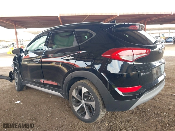 2017 Hyundai Tucson Value with VIN KM8J33A22HU316495, listed as a IAAI auction lot 41896507 with 82,517 mi miles. Bid and sale history available at carsss.com. Image 3.