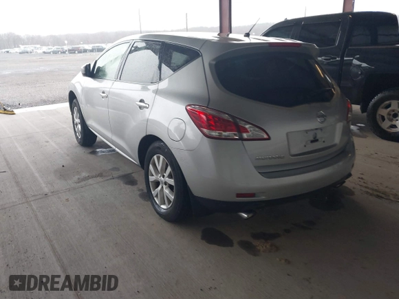 2013 Nissan Murano SL with VIN JN8AZ1MUXDW213784, listed as a IAAI auction lot 41858360 with 89,829 mi miles. Bid and sale history available at carsss.com. Image 3.