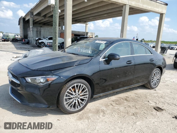 2020 Mercedes-Benz CLA 250 with VIN WDD5J4GB4LN073595, listed as a Copart auction lot 47423514 with 6,083 mi miles and . Bid and sale history available at DreamBid. Image 1.