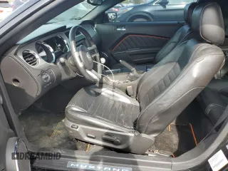 2010 Ford Mustang GT with VIN 1ZVBP8CH8A5119369, listed as a Copart auction lot 53028195 with 132,124 mi miles and Salvage Title. Bid and sale history available at carsss.com. Image 7.