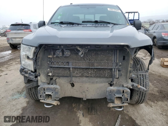 2017 Ford F-150 XL with VIN 1FTEW1EF4HFA35348, listed as a Copart auction lot 45012045 with 181,456 mi miles and Salvage Title. Bid and sale history available at carsss.com. Image 5.