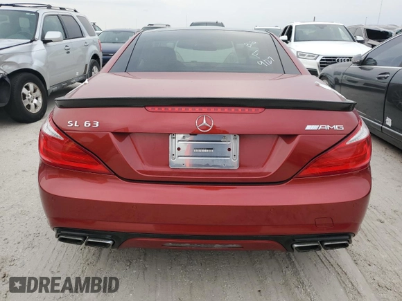 2014 Mercedes-Benz SL 63 AMG with VIN WDDJK7EAXEF029105, listed as a Copart auction lot 75639724 with Not provided miles and Non repairable. Bid and sale history available at DreamBid. Image 6.