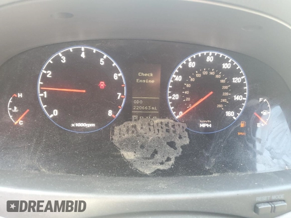 2008 Hyundai Azera Limited с VIN KMHFC46F98A303977, выставлен на аукционе Copart как лот 62328645 с пробегом 220 663 миль миль и Списание • Salvage title. История ставок и продаж доступна на DreamBid. Изображение 9.