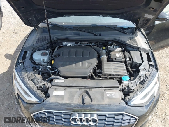 2023 Audi A3 Premium with VIN WAUAUDGY6PA038216, listed as a IAAI auction lot 42030266 with 28,384 mi miles and . Bid and sale history available at DreamBid. Image 10.