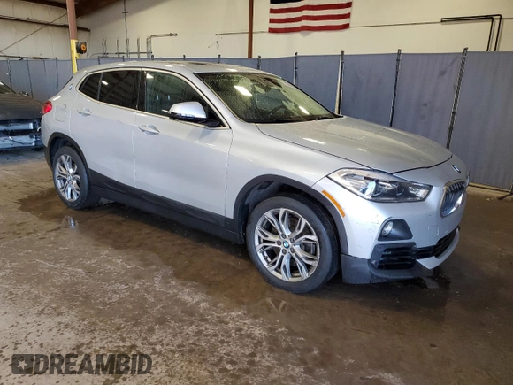 2019 BMW X2 sDrive28i with VIN WBXYJ3C5XKEP77142, listed as a Copart auction lot 50046455 with 88,495 mi miles and Salvage title. Bid and sale history available at DreamBid. Image 4.