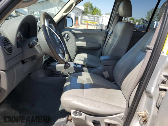 2007 Jeep Liberty Limited with VIN 1J4GL58K57W637184, listed as a Copart auction lot 55991415 with 142,256 mi miles and Clean Title. Bid and sale history available at DreamBid. Image 7.