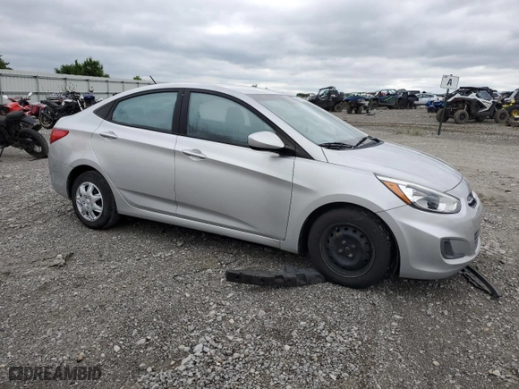 2016 Hyundai Accent SE with VIN KMHCT4AE1GU959959, listed as a Copart auction lot 54539374 with 116,984 mi miles and Salvage Title. Bid and sale history available at carsss.com. Image 4.