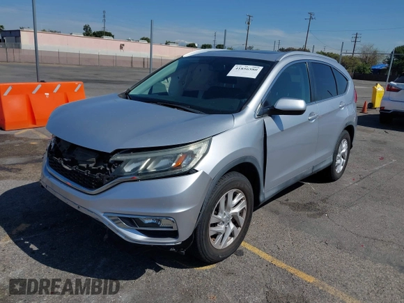 2015 Honda CR-V EX-L with VIN 2HKRM3H77FH508587, listed as a IAAI auction lot 41856580 with 62,854 mi miles. Bid and sale history available at carsss.com. Image 2.