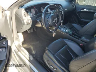 2014 Audi S5 Premium Plus with VIN WAUCGAFRXEA010408, listed as a Copart auction lot 42742145 with 128,354 mi miles and Salvage Title. Bid and sale history available at carsss.com. Image 8.