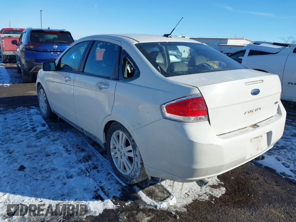 2010 Ford Focus SEL with VIN 1FAHP3HN3AW278475, listed as a IAAI auction lot 41637113 with 0 mi miles. Bid and sale history available at carsss.com. Image 3.