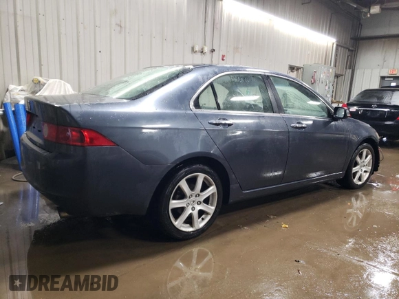 2004 Acura TSX w/Navigation with VIN JH4CL959X4C006391, listed as a Copart auction lot 85966044 with 155,472 mi miles and Salvage title. Bid and sale history available at DreamBid. Image 3.