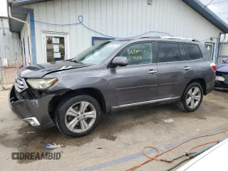2011 Toyota Highlander Limited with VIN 5TDDK3EH4BS089227, listed as a Copart auction lot 62588735 with 219,111 mi miles and Salvage title. Bid and sale history available at DreamBid. Image 1.