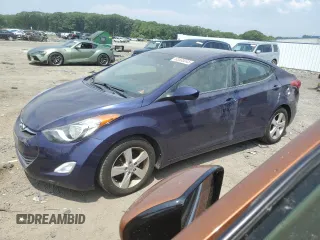2013 Hyundai Elantra GLS with VIN 5NPDH4AE5DH444849, listed as a Copart auction lot 63580045 with 45,755 mi miles and Salvage title. Bid and sale history available at DreamBid. Image 1.