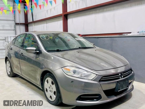 2013 Dodge Dart SE with VIN 1C3CDFAA4DD247102, listed as a Copart auction lot 56041575 with 106,068 mi miles and Clean Title. Bid and sale history available at carsss.com. Image 1.