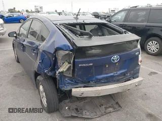 2011 Toyota Prius I with VIN JTDKN3DU8B5287330, listed as a IAAI auction lot 41892691 with 210,703 mi miles. Bid and sale history available at carsss.com. Image 6.