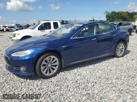 2016 Tesla Model S 90D with VIN 5YJSA1E29GF134975, listed as a Copart auction lot 61823295 with Not provided miles and Non repairable. Bid and sale history available at DreamBid. Image 1.