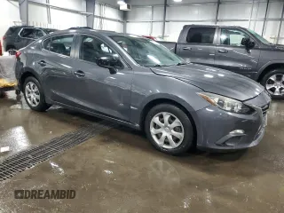 2014 Mazda 3 i SV with VIN JM1BM1T70E1156522, listed as a Copart auction lot 47558425 with 187,009 mi miles and Salvage Title. Bid and sale history available at DreamBid. Image 4.