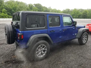 2018 Jeep Wrangler Unlimited Sport with VIN 1C4HJXDG3JW292810, listed as a Copart auction lot 57672705 with 106,378 mi miles and Salvage title. Bid and sale history available at DreamBid. Image 3.