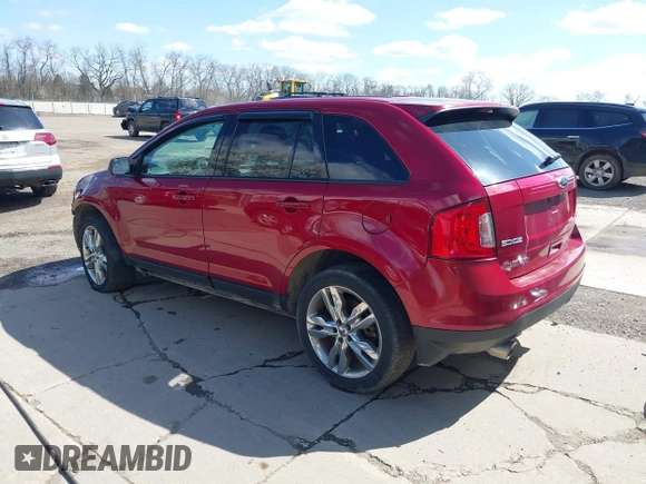 2013 Ford Edge SEL with VIN 2FMDK4JC7DBA97290, listed as a IAAI auction lot 41972863 with 159,058 mi miles. Bid and sale history available at carsss.com. Image 3.