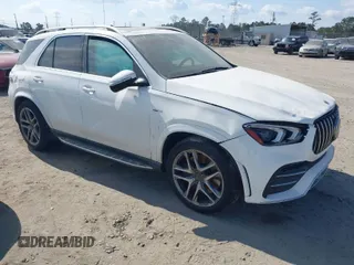 2021 Mercedes-Benz GLE 53 AMG with VIN 4JGFB6BB2MA287729, listed as a IAAI auction lot 41538349 with 71,966 mi miles and . Bid and sale history available at DreamBid. Image 1.