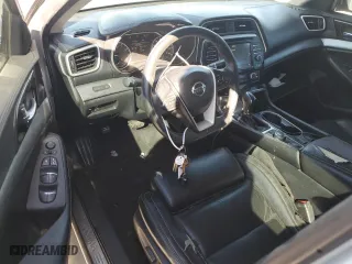2017 Nissan Maxima SV with VIN 1N4AA6AP2HC445081, listed as a Copart auction lot 43559775 with 128,601 mi miles and Salvage Title. Bid and sale history available at carsss.com. Image 8.